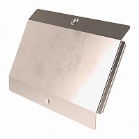 Крышка угла вертикального внешнего 45 градусов Стандарт INOX (AISI 409) 400 Промрукав | код PR16.2984 | ПРОМРУКАВ