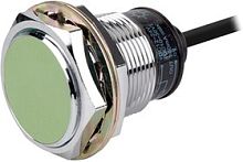 Датчик индуктивный, Sn=10мм, выход NPN NO, частота срабатывания 400Гц, Uпит. 12…24V DC, цилиндрический корпус M30 (никелированная латунь) с кабелем 2м, монтаж заподлицо, IP67 | код PR30-10DN | AUTONICS
