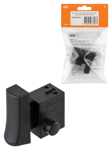 Кнопка FA2-10/2B-1, выключатель для угловой шлифмашины УШМ 1200/125, TDM | код SQ1080-0126 | TDM