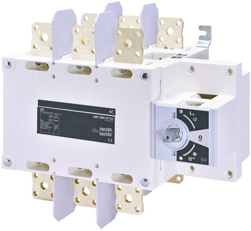 Переключатель нагрузки LBS CO 3P 1000 (1-0-2, 1000А) | код 004661555 | ETI