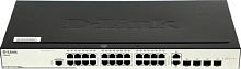 Коммутатор D-Link DES-3200-28/C1A 24x100Мбит/с 2xКомбо(1000BASE-T/SFP) 2SFP управляемый | код 556621 | D-Link