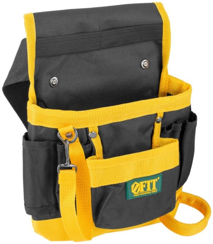 Пояс для инструмента одинарный, полиэстер, 7 отделений, 2 петли для инструмента | код 12514 | FIT фото 2