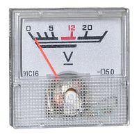 Вольтметр RUICHI 20В (40х40) | код 57966 | Ruichi
