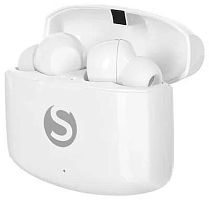 Гарнитура внутриканальные SunWind SW-WH202 белый беспроводные bluetooth оголовье (SW-WH202W) | код 1583398 | SUNWIND