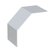 Крышка на угол 90 градусов вертикальный внешний лестничный усиленная 150x800 мм (2 мм) HDZ EKF | код kvoltp90150800-2-HDZ | EKF