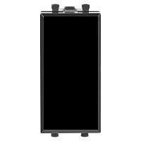 Кнопка модульная, Avanti, Черный квадрат, 1 модуль | код 4402151 | DKC