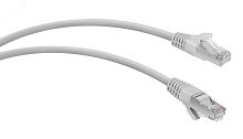 Патч-корд F/UTP категория 5е 2xRJ45 экранированный серый LSZH 5м WRline | код WR-PC-RJ45-FTP-5E-5-GY | WRLine