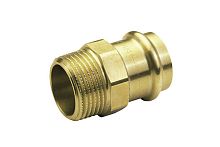 Переходник бронза пресс 16 х 1/2' НР для медных труб (182431612) | код RG008TF959KVK6 | Sanha