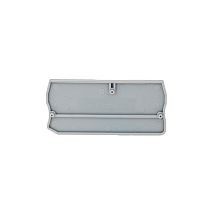 Заглушка торцевая для пружинных клемм с держателем предохранителя 2.5 мм2, серая (упак. 20 шт.) MTS-PF | код 88337 | MEYERTEC