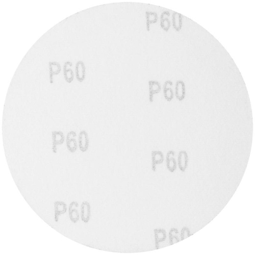 Круги шлифовальные сплошные (липучка), алюминий-оксидные, 125 мм, 5 шт Р 60 | код 39773 | FIT фото 2