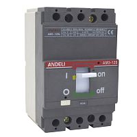 Автоматический выключательAM3-125S/3P 63A 25KA(ANDELI) | код ADL06-802 | ANDELI