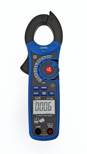 DT-355 токовые клещи для измерения переменного тока (без поверки) | код 480465 | CEM