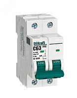 Выключатель автоматический без теплозащиты 2P 63А х-ка C 6кА ВА-103M | код 12517DEK | Dekraft