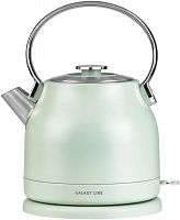 Чайник электрический Galaxy Line GL 0333 1.5л. 2200Вт мятный корпус: нерж.сталь (7010103330) | код 2046792 | GALAXY LINE