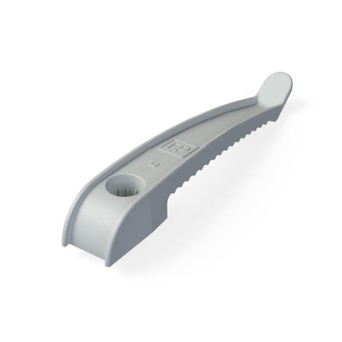 Держатель кабеля односторонний для прямого монтажа серый | код PR13.0380 | Промрукав Держатель кабеля односторонний для прямого монтажа серый | код PR13.0380 | Промрукав