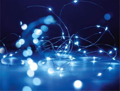 Гирлянда светодиодная Роса DC-G03-50W, 50 бел. microLED, 5.1 м., 8 реж., 3xAA ФAZA | код 5047891 | JazzWay фото 3