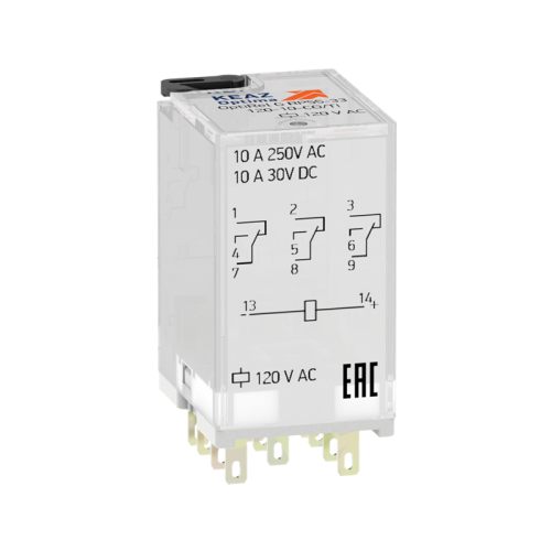 Реле промежуточное OptiRel G RP55-33-24D-10-CO/LD | код 281092 | КЭАЗ