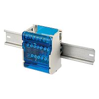 Шина на DIN-рейку в корпусе (кросс-модуль) 4х7 REXANT | код 11-2304-7 | REXANT