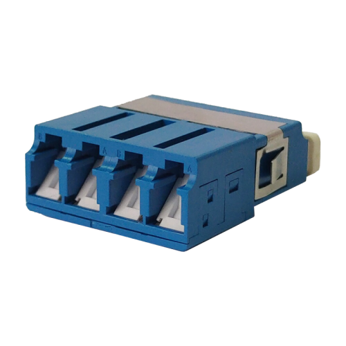 Адаптер оптический LANMASTER LC SM, со шторкой, корпус SC, квадро | код LAN-4LCS/SH-AM-SM | LANMASTER Адаптер оптический LANMASTER LC SM, со шторкой, корпус SC, квадро | код LAN-4LCS/SH-AM-SM | LANMASTER