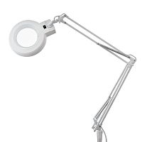 Лупа на струбцине REXANT, круглая, 3D, с подсветкой, белая | код 31-0001 | REXANT