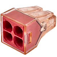 Клемма соединительная 4-контактная Elеctrodeel. Диапазон сечений 1,5-4,0 мм2. Номинальный ток/напряжение: 32А/400В. | код ED 773-604 | Electrodeel