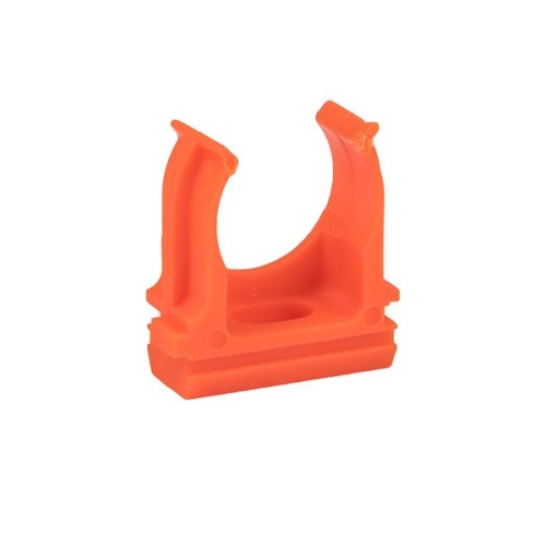 Крепеж-клипса d20 мм (10 шт) оранжевая-Plast | код derj-z-20o | EKF фото 2