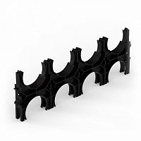 Кластер для двустенных труб d90 мм, четверной, двухсторонний (15 шт/кор) Промрукав | код PR13.02590 | ПРОМРУКАВ