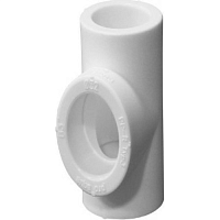 Тройник переходной 50 х 32 х 50 полипропиленовый PPR белый | код PA14551P | PRO AQUA