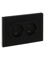 FORTE&PIANO Роз. 2-я без з/к з/ш б/к 10А FP126 чер. IEK | код FP-R20-10-1-K02 | IEK