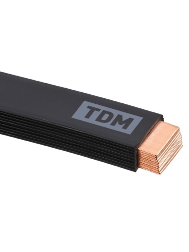Шина медная гибкая изолированная ШМГ 10х(100х1), 2м, TDM | код SQ0841-0020 | TDM