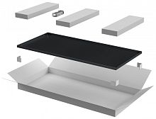 ITK LINEA E Дверь металлическая 600мм шкафа 18U чер. | код LE05-18U6X-DM | ITK by IEK