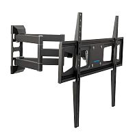 Кронштейн для телевизора Kromax CORBEL-11 титан 32-75 макс.45кг настенный поворот и наклон | код 2063628 | KROMAX