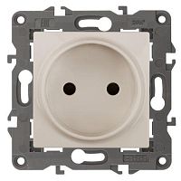 Розетка 2P, 16A-250В, IP20, Elegance, сл.кость (10/100/2800) 14-2105-02 | код Б0034285 | ЭРА