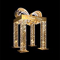 Декоративная арка Подарок 400 см | код 501-429 | NEON-NIGHT