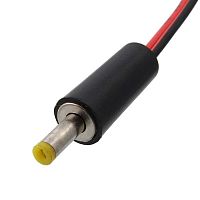 Разъём питания штырьковый SZC-0025b/4*1.7 мм 1m, на проводе | код 110179 | Ruichi