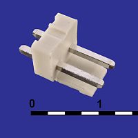 Разъём питания низковольтный RUICHI PWL2-02 наклон 3.96 мм, 2 контакта | код 58088 | Ruichi