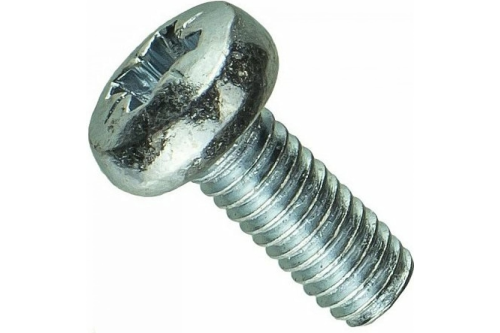 Винт DIN 7985 М6х20 4.8 ZN (1000шт) с полукруглой головой крестообразный шлиц | код | РФ