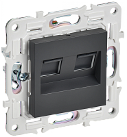 SKANDY Роз. комп. 2-ая RJ45 кат.6 SK-K04T титан IEK | код SK-K20-2-K48 | IEK