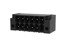 MC-DPT3.5H08-I-BK-2000 Клемма MC, шаг 3.5мм, 8 конт., черн., шт | код MC-DPT3.5H08-I-BK-2000 | SUPU