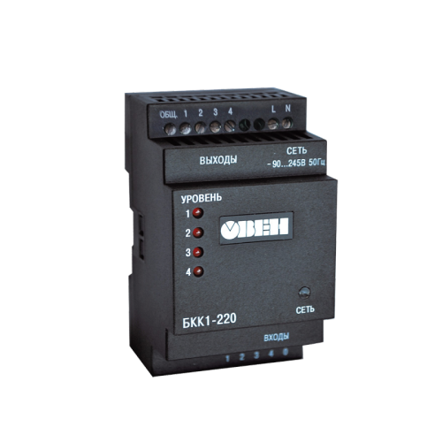 Прибор контроля уровня жидкости БКК1-24 | код 19696| ОВЕН