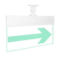 Оповещатель световой Молния-24 Ультра Стрелка вправо зеленые светодиоды | код Молния Ультра 24 СтрВпр | Вистл