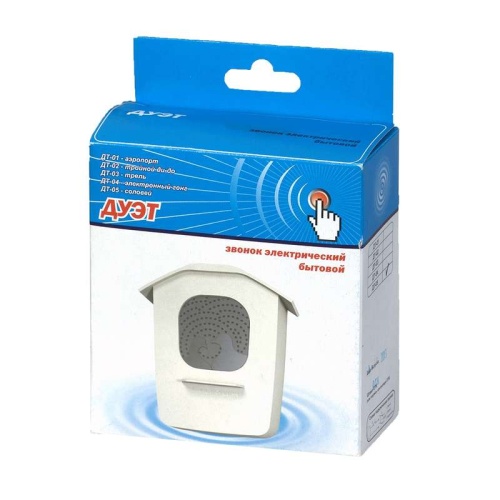Звонок проводной Дуэт трель 220В 80-90дБА бел. Тритон ДТ-03 фото 2 Звонок проводной Дуэт трель 220В 80-90дБА бел. Тритон ДТ-03 фото 2