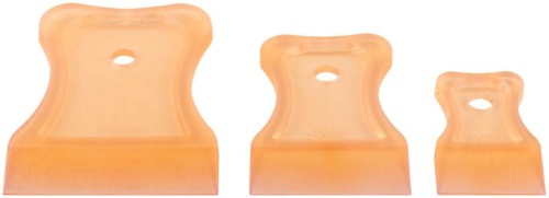 Шпатели, мягкий пластик, 40/60/80 мм, набор 3 шт, цветные | код 6881 | FIT фото 4