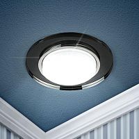 Светильник DK80 BK 13Вт GX53 220В точечный черн. 30/1320 | Код. Б0019577 | ЭРА