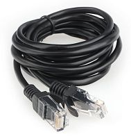 Патч-корд CCA light UTP Гарнизон кат.5e, 2м, литой, многожильный (чёрный) | код PC-UTP-5e-2-BK | Гарнизон