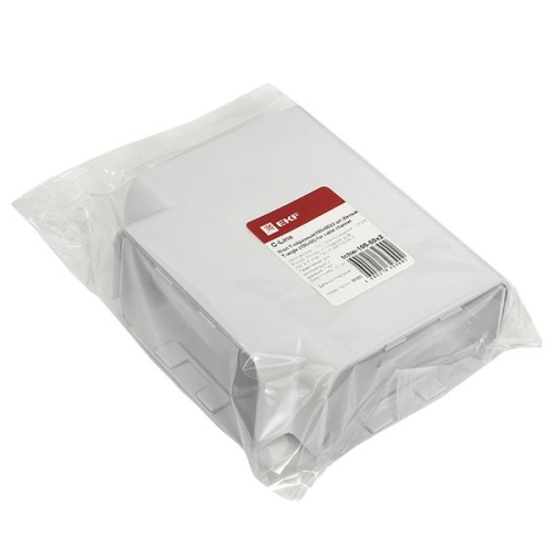 Угол T-образный (105х50) (2 шт) белый C-Line | код tchw-105-50x2 | EKF фото 3