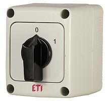 Переключатель CS 16 90 PN (1p_0-1корп./IP65_с/ч_16A) | код 004773154 | ETI