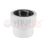 Муфта комбинированная 25 х 1/2' ВР полипропиленовая PPR белая | код 10129125 | VALFEX