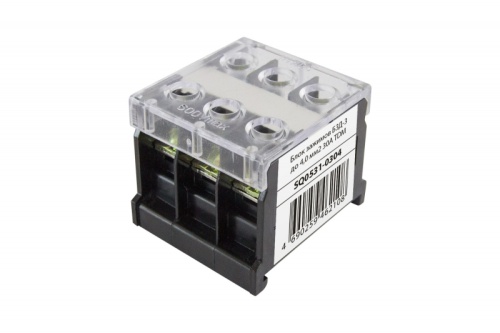 Блок зажимов БЗД-3 до 4,0 мм2 30A TDM | код SQ0531-0304 | TDM Блок зажимов БЗД-3 до 4,0 мм2 30A TDM | код SQ0531-0304 | TDM