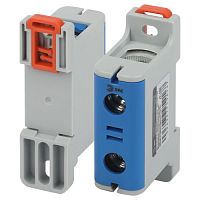 Клемма силовая вводная КСВ NO-224-129 (KE62.2) 16-95кв.мм N син. Эра Б0065599